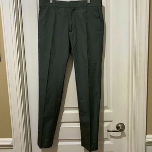 Stella McCartney Womens IT 48 = US 12 Trousers Pants Green Cotton Made In Italy